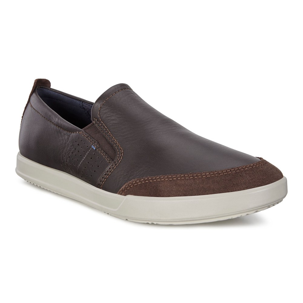 Slip On Hombre - ECCO Collin 2.0 Sneakers - Marrom - XYL704129